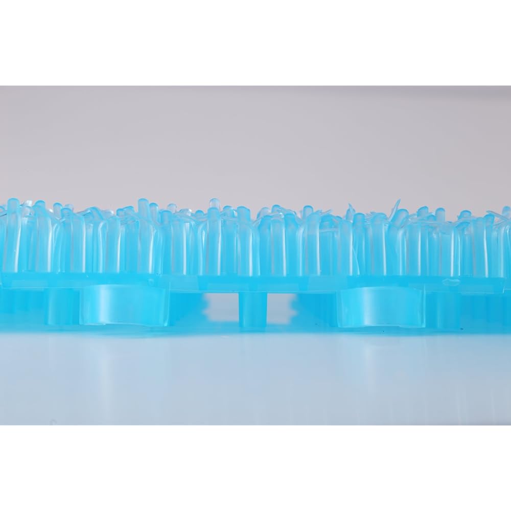 Watanabe Industries Skeleton Type Soft Artificial Grass Clear Turf Blue 18 Pieces