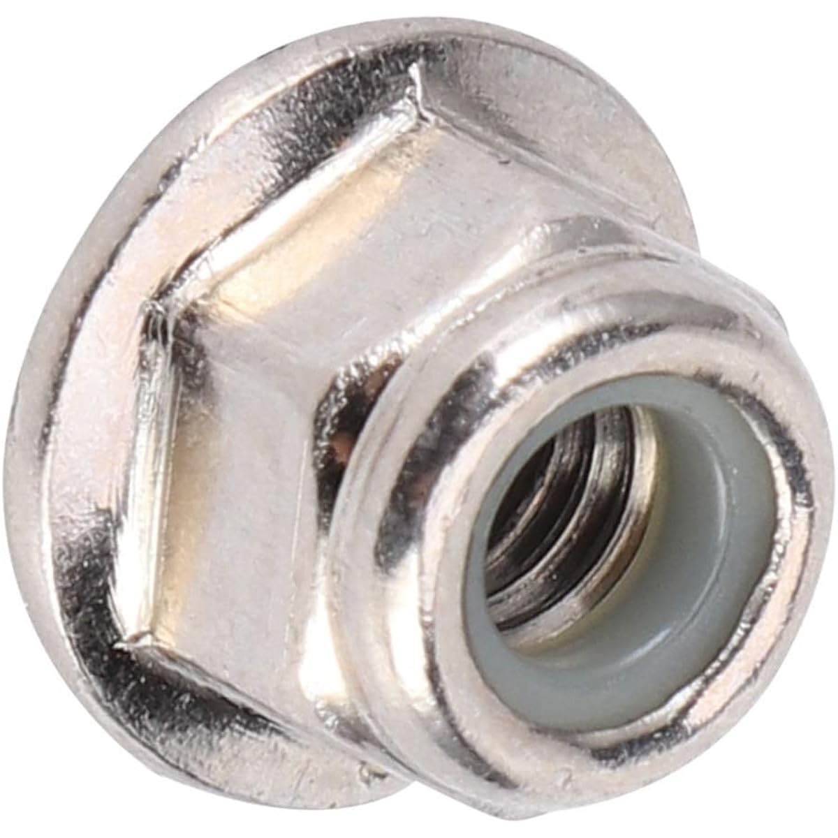 HERCHR 4mm Wheel Nuts, 12pcs Non-Slip Tire 4mm Lock Nuts for Axial TRX4 TRX6 SCX10 1/10 RC Model Car (Silver)