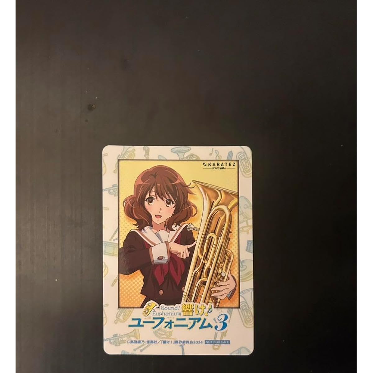 Sound! Euphonium 3 Karaoke no Tetsujin Mini Photo Card Oumae Kumiko