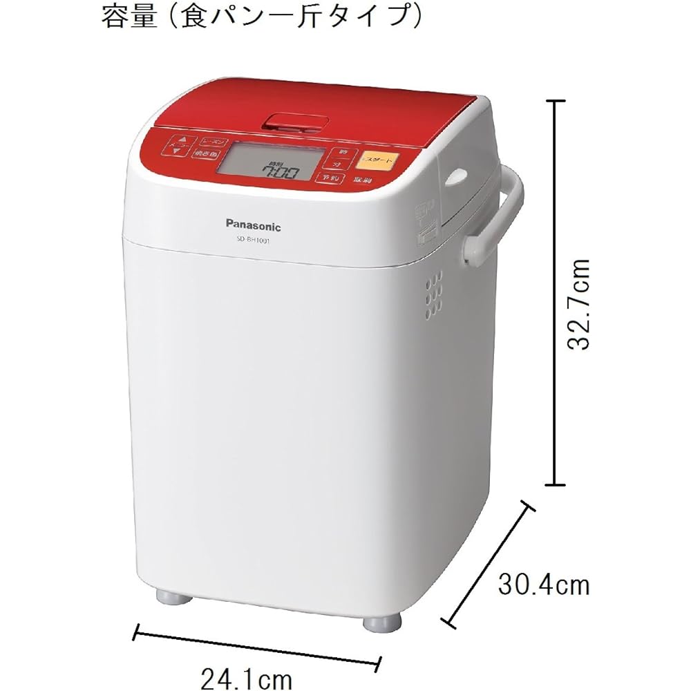 Panasonic Home Bakery 1 loaf type Red SD-BH1001-R