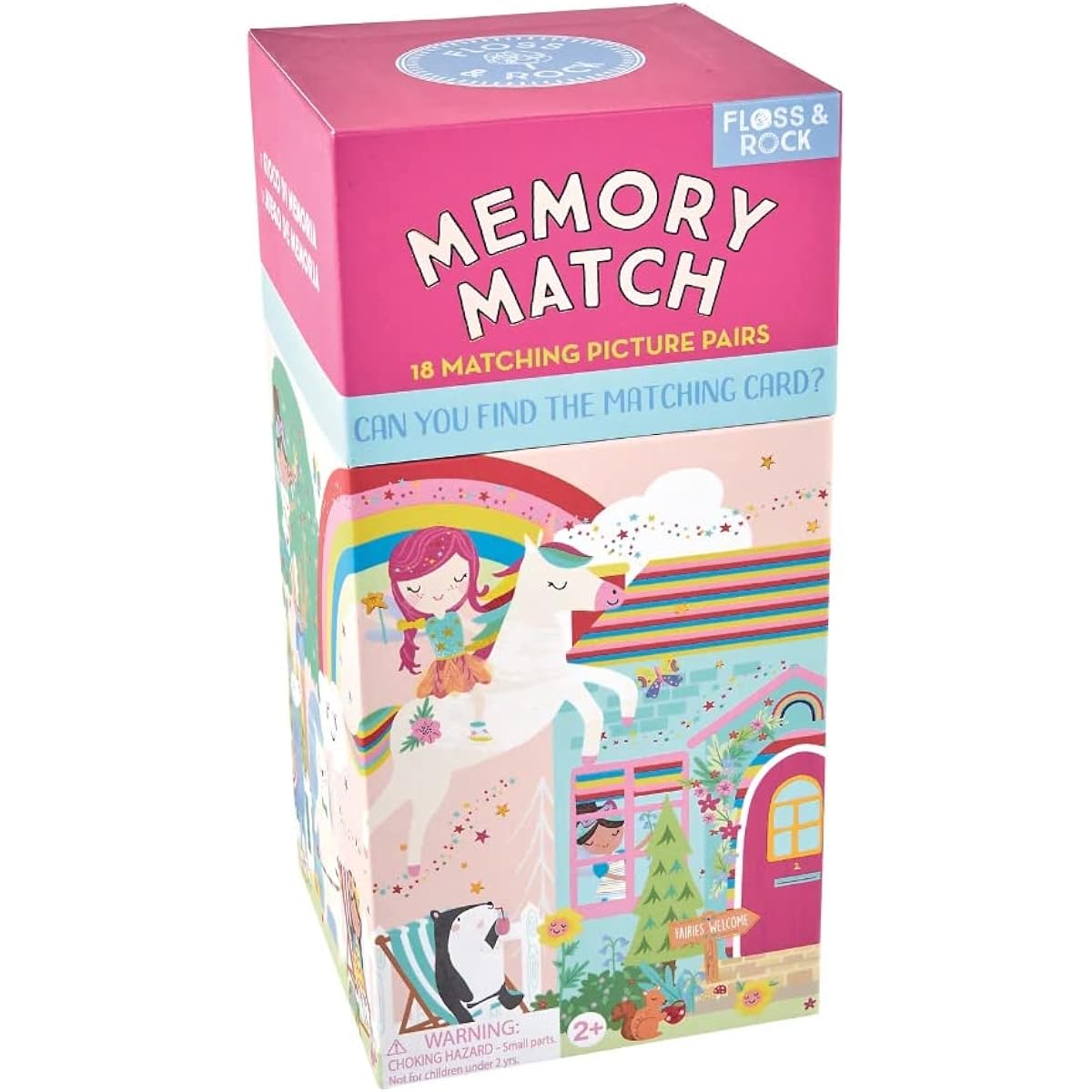 Floss and Rock 44P6444 Memory Match Game (Rainbow Fairy)