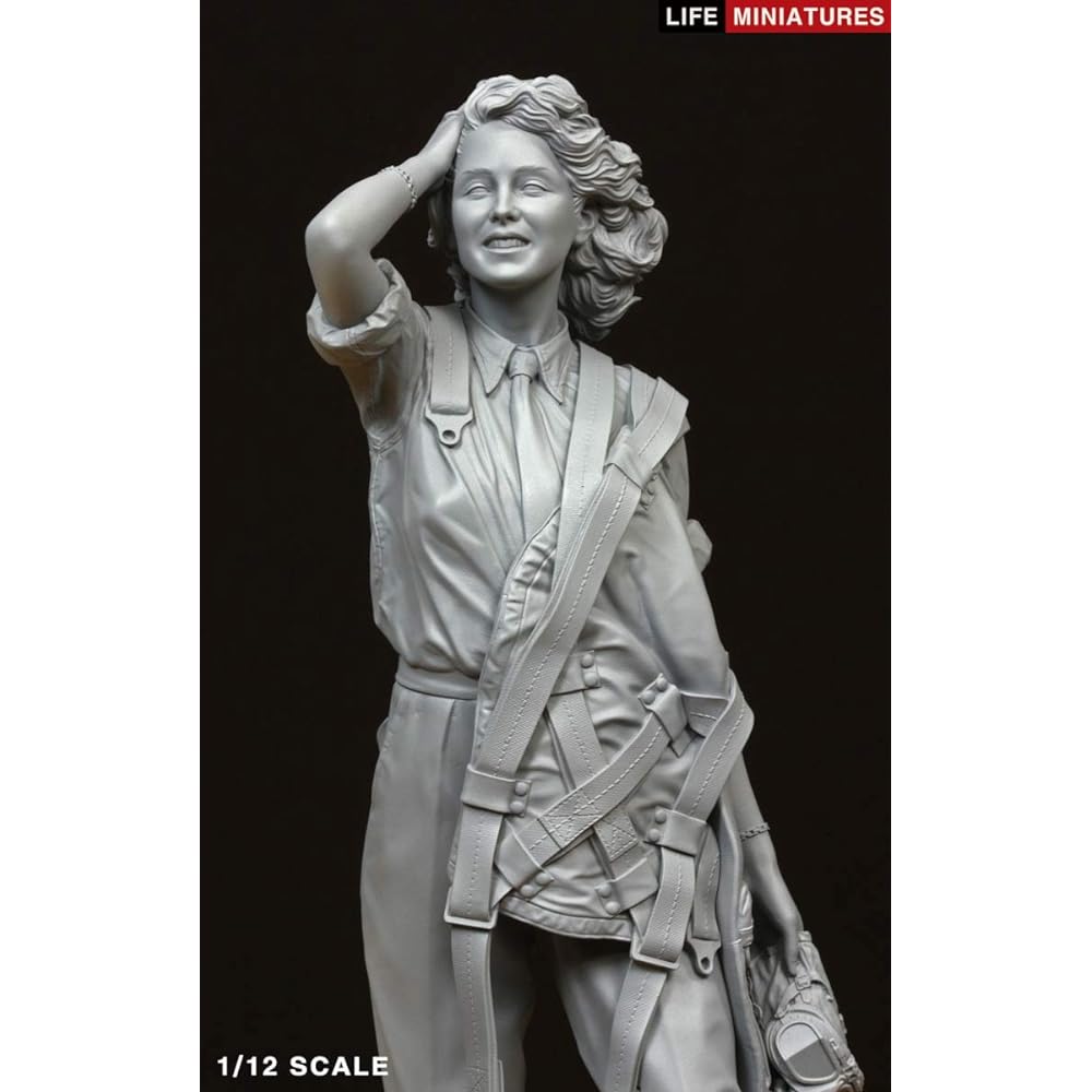 Life Miniature 1/12 World War II Royal Air Force ATA (Air Transport Reserve Unit) Female Pilot Atta Girls Resin Kit LM-12002
