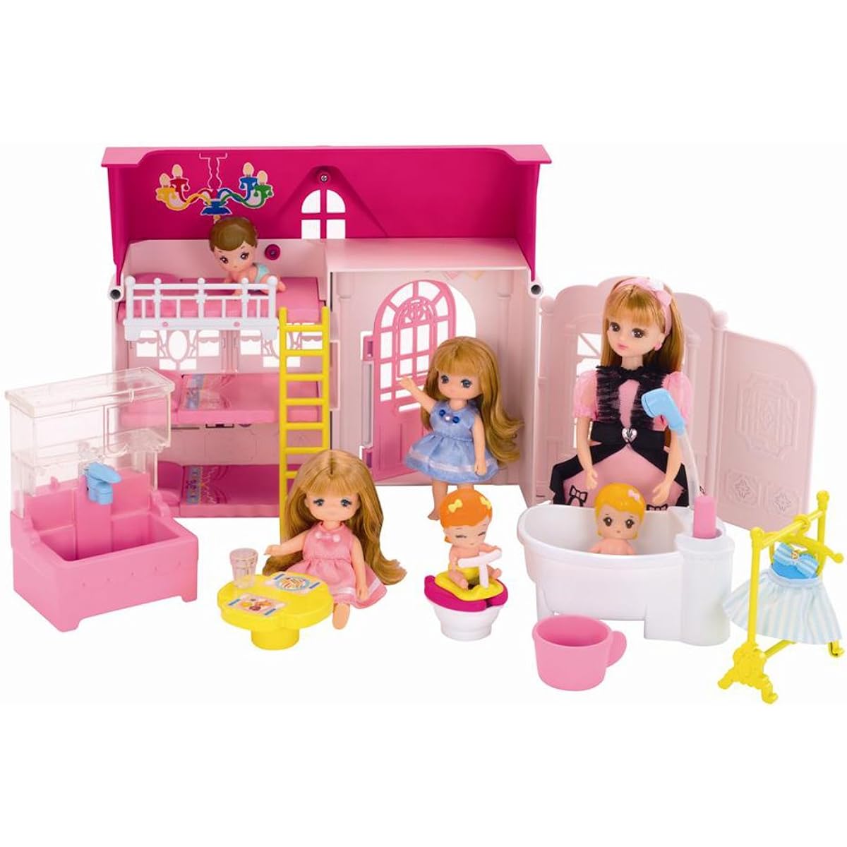 Licca-chan Miki-chan Maki-chan House Let's take care of each other