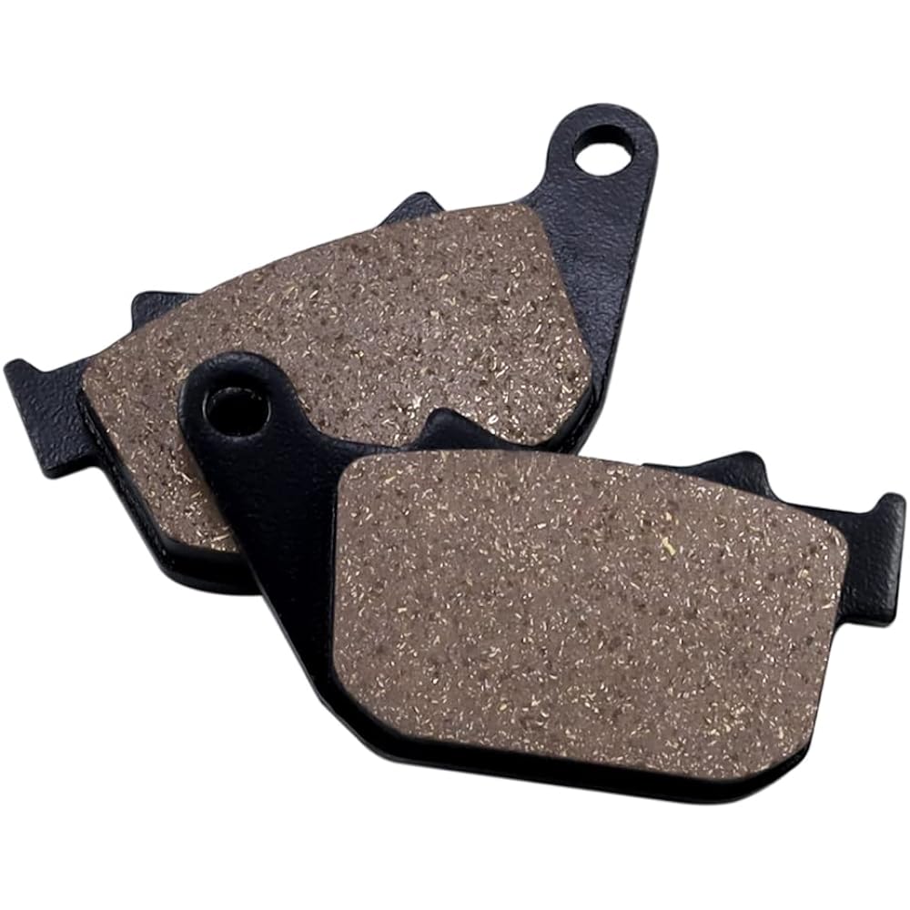 Cyleto Front and Rear Brake Pads Harley-Davidson XL883 XL 883 Sportster Standard 2004-2008 / XL883C Sportster 883 Custom 2004-2010
