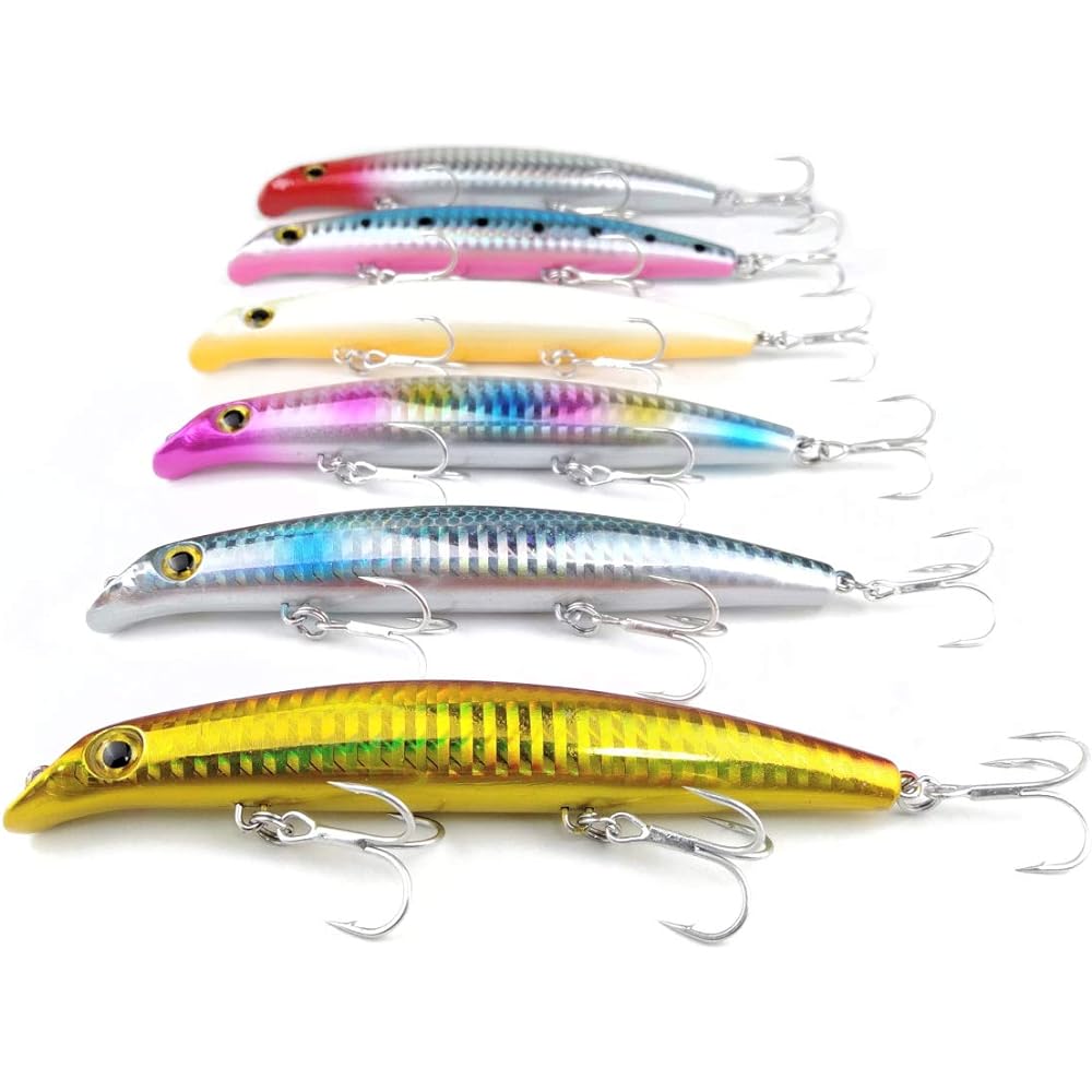 Orrud fishing gear 12cm 16g lipless minnow B 6 colors set qb100190