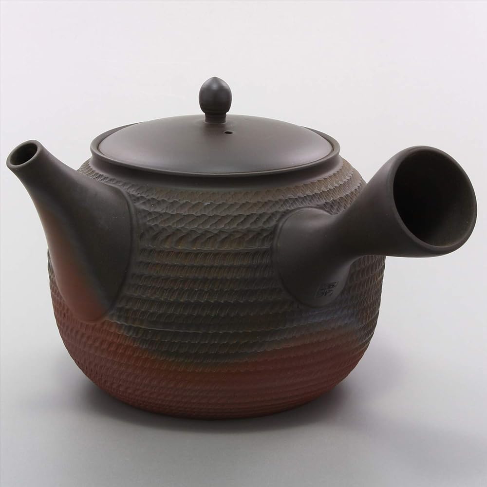 Yamaki Ikai Tokoname Ware Tamakogama Heirloom Shape Teapot Large S5009