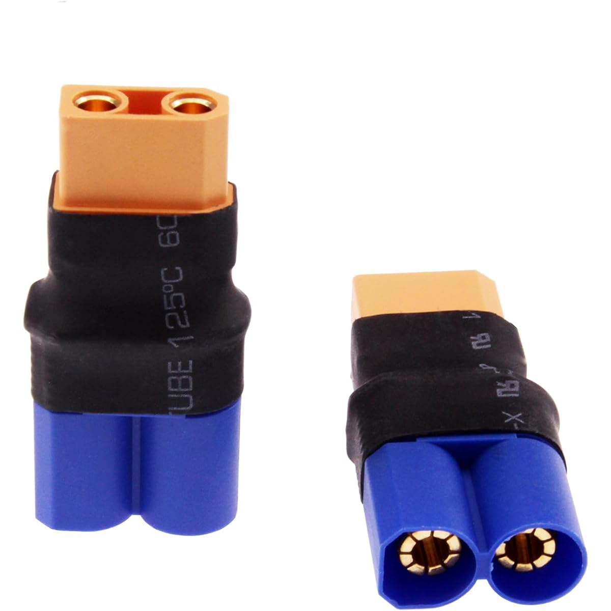 OliRC 2pcs Male EC8 to Female XT90 XT-90 RC Connector Adapter (C183-2)