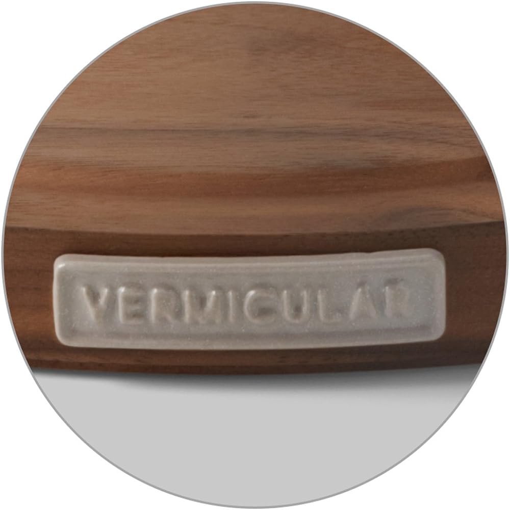 Vermicular Natural Wood Magnetic Trivet 18cm Trivet Black Walnut x Gray BKxGY