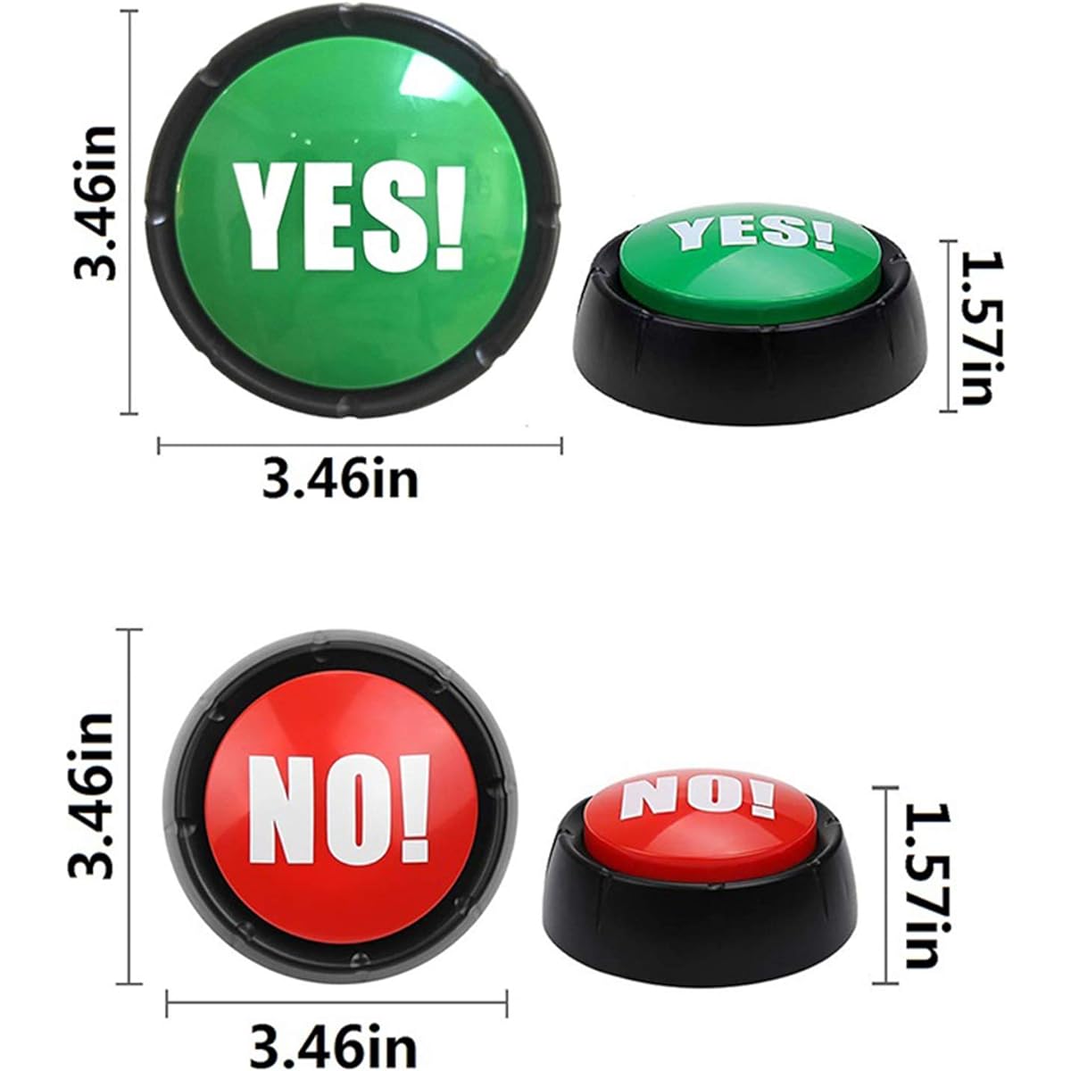 Joffreg No Sound Button、Yes Sound Button。 2 Total Buttons NO1004