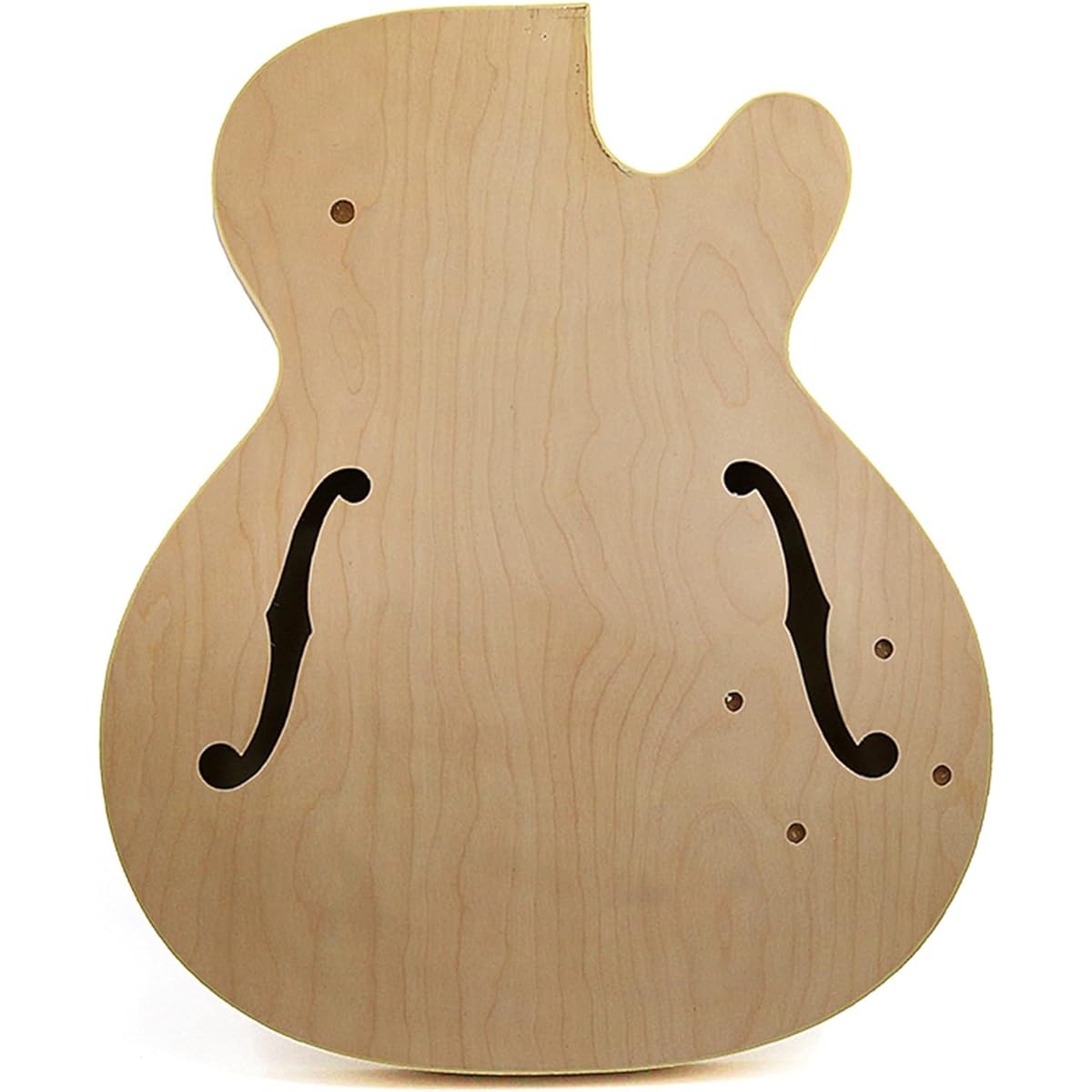 Guitar body: Maple plywood Back and side panels: Solid wood Composite construction Guitar body