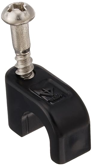 Mirai Kogyo communication line staple with wood screws black TUSM-5C 100 pieces price TUSM-5C