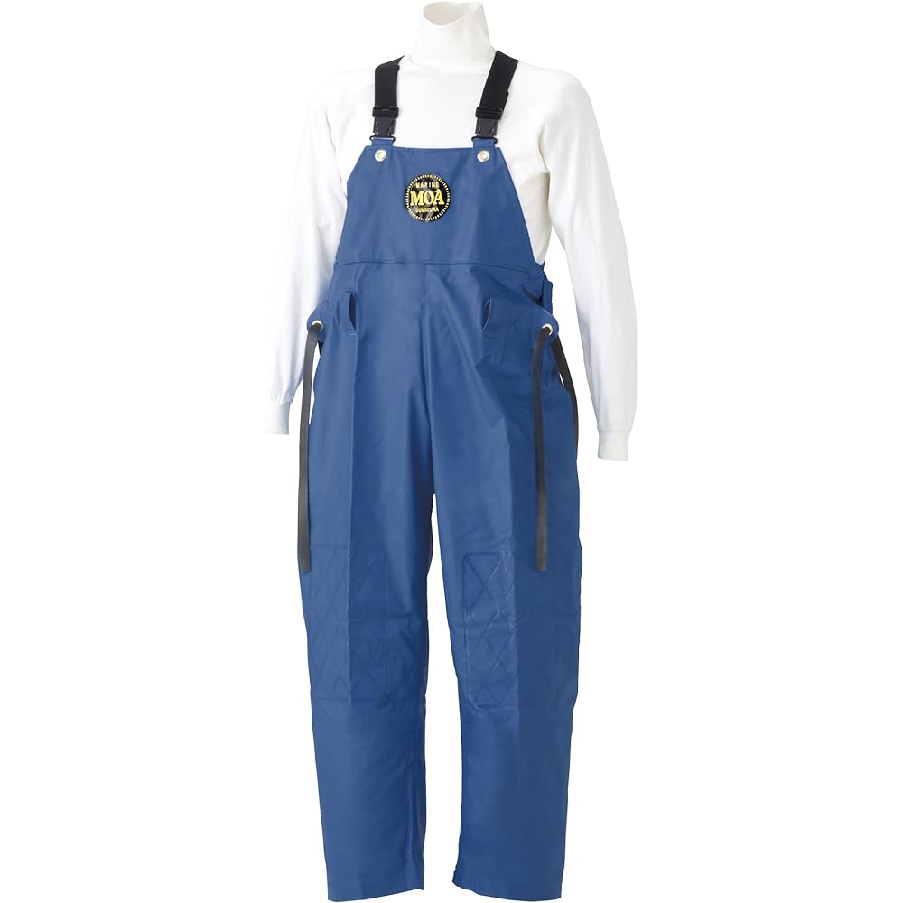 Sumikura Marine Chest Pants, 3 Patterns, 4 Sizes, Rain Pants, Blue, L, Waterproof [Authorized Distributor Product]