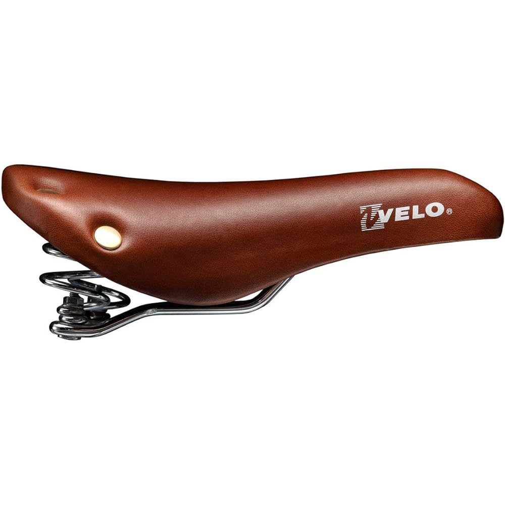 VELO VL-6067 Coil Spring Saddle 06-BROWN SL-VL-M001