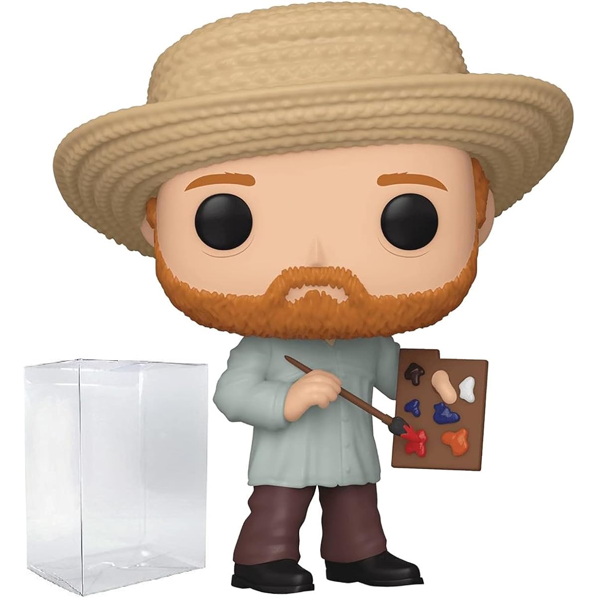 POP ICONS: The Artist - Vincent van Gogh Funko Vinyl Figure (with Compatible Box Protector Case) Multicolor 3.75"