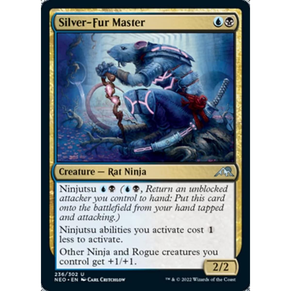 Magic: The Gathering - Silverfarm Master (236) - Foil - Kamikawa: Neon Dynasty
