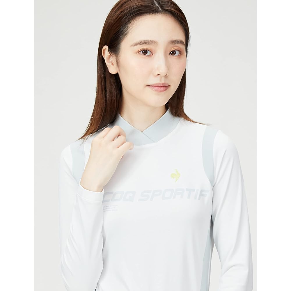 [Le Coq Sportif] 22 Fall/Winter Model Golf Long Sleeve Shirt [RIJOUME] High Neck Sweat Absorbent Quick Drying Stretch UPF50 ECO Women's