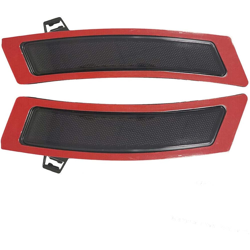 eLoveQ Dark Smoke Lens Front Bumper Side Marker Replacement Reflector Without Side Camera 2011-2013 BMW E70 X5 LCI Models