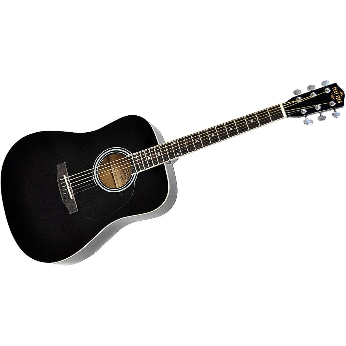 PLAYTECH Acoustic Guitar ZD18 Black
