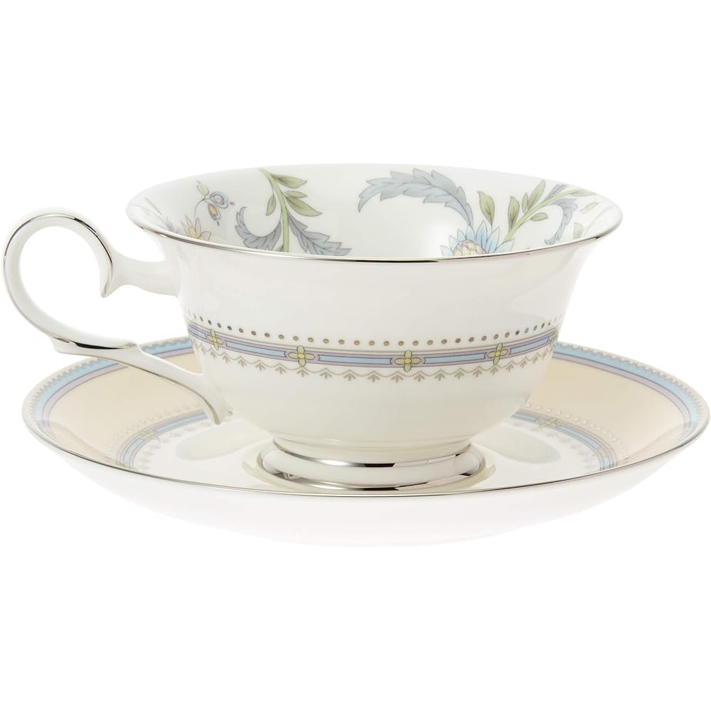 Noritake Cup & Saucer (Coffee Tea) 215cc Jardin Fleuri Bone China T50717A/4910