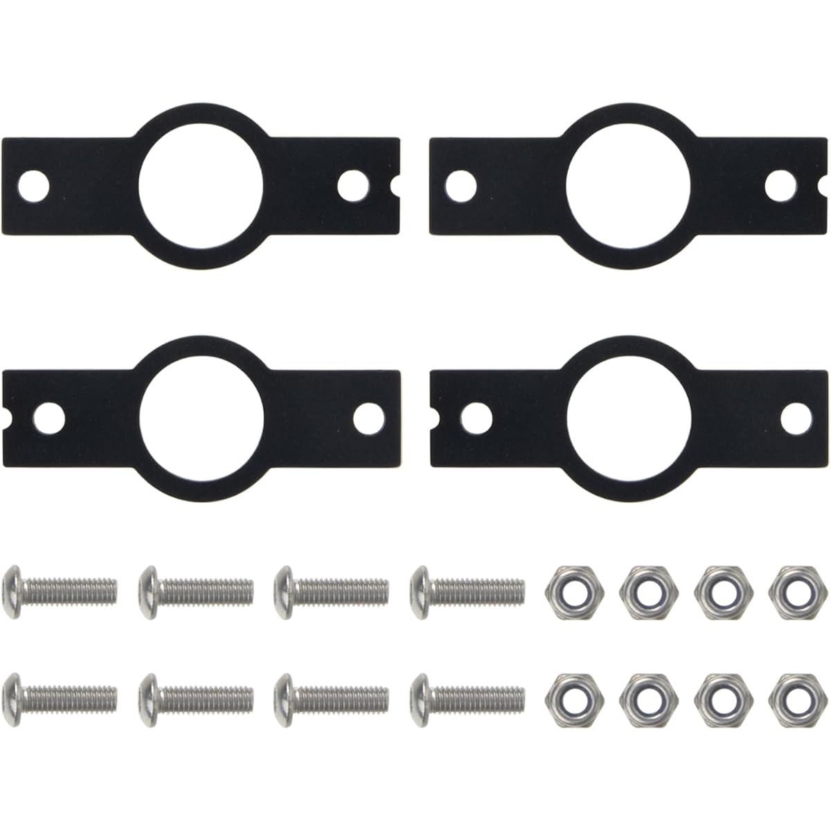 HobbyMarking Aluminum C-Hub Plate/Wheel Plate for Tamiya Super Clod Buster Bullhead Clod Buster 4X4X4 Chassis 1/10 RC Truck Car Upgrade Parts