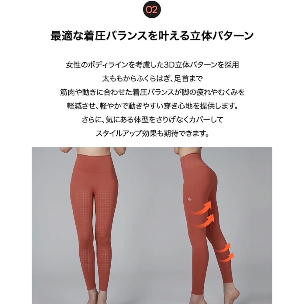 [XEXYMIX] Yoga Wear Leggings Stretch Yoga Pants Women's Beautiful Legs XP9156T V-Up 3D Plus