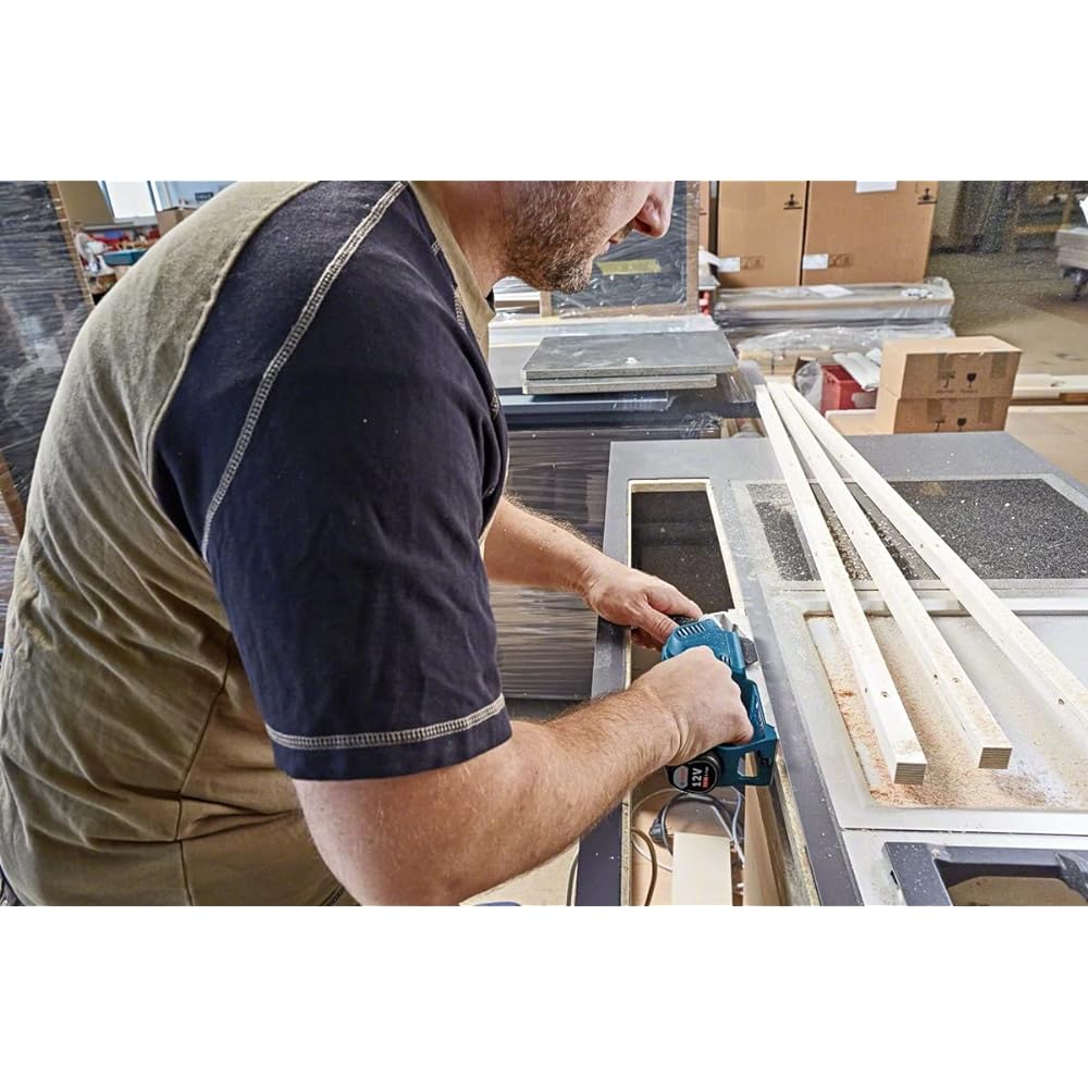 Bosch Professional 10.8V Cordless Planer (2 blades *Installed + stored in main unit *Battery and charger sold separately) GHO10.8V-20H