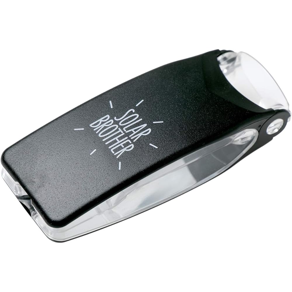 Solar Brother [Outdoor Products] "SUNCASE/Sun Case" Sunlight, Easy to Start a Fire, Saves Time, Convenient for Camping, Black SC18 Black