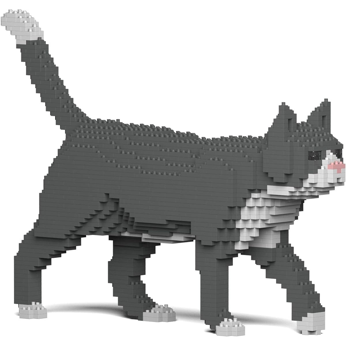 JEKCA Jekkablock Tuxedo Cat Gray 02S Sculptor