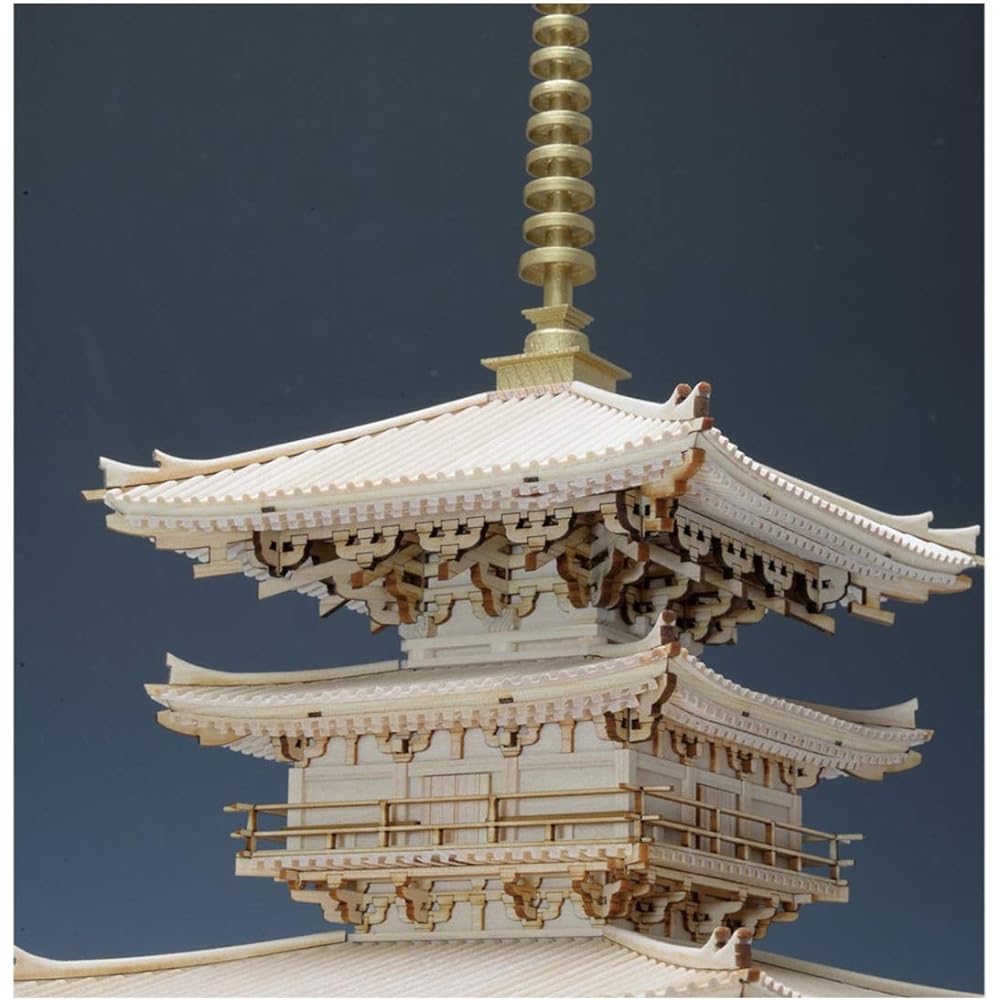 Woody Joe 1/75 Yakushiji East Tower Wooden Model Assembly Kit