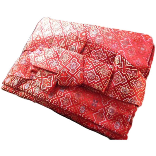 13-string Koto Case, Koto Bag, Round Bag, Seven-piece Switch, Komatsu Skin, Red, 015