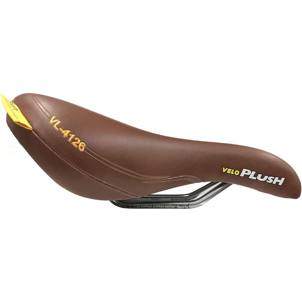 VELO Plush VL-4126 Saddle for Women 06-BROWN SL-OTR-M004