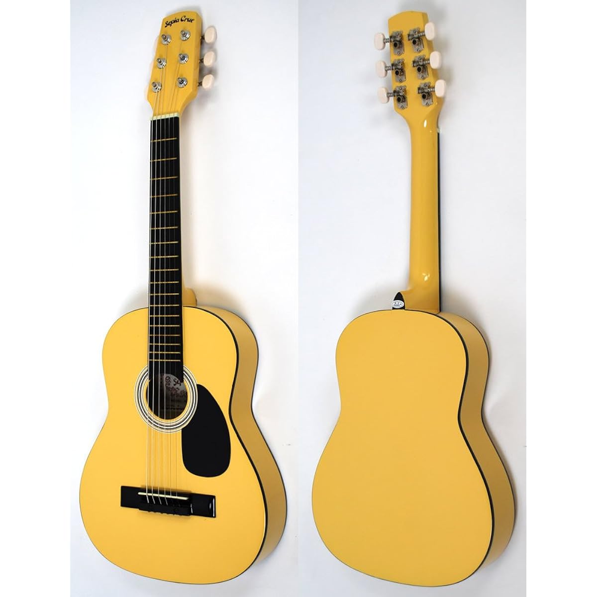 SepiaCrue Sepia Crew Mini Acoustic Guitar W-50/YW Yellow (with soft case)