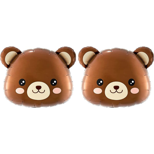 24 Inch Bear Balloon Teddy Bear Balloon Baby Shower Decoration Foil Animal Balloon We Can Bearly Waits Theme Birthday Party Decoration Supplies