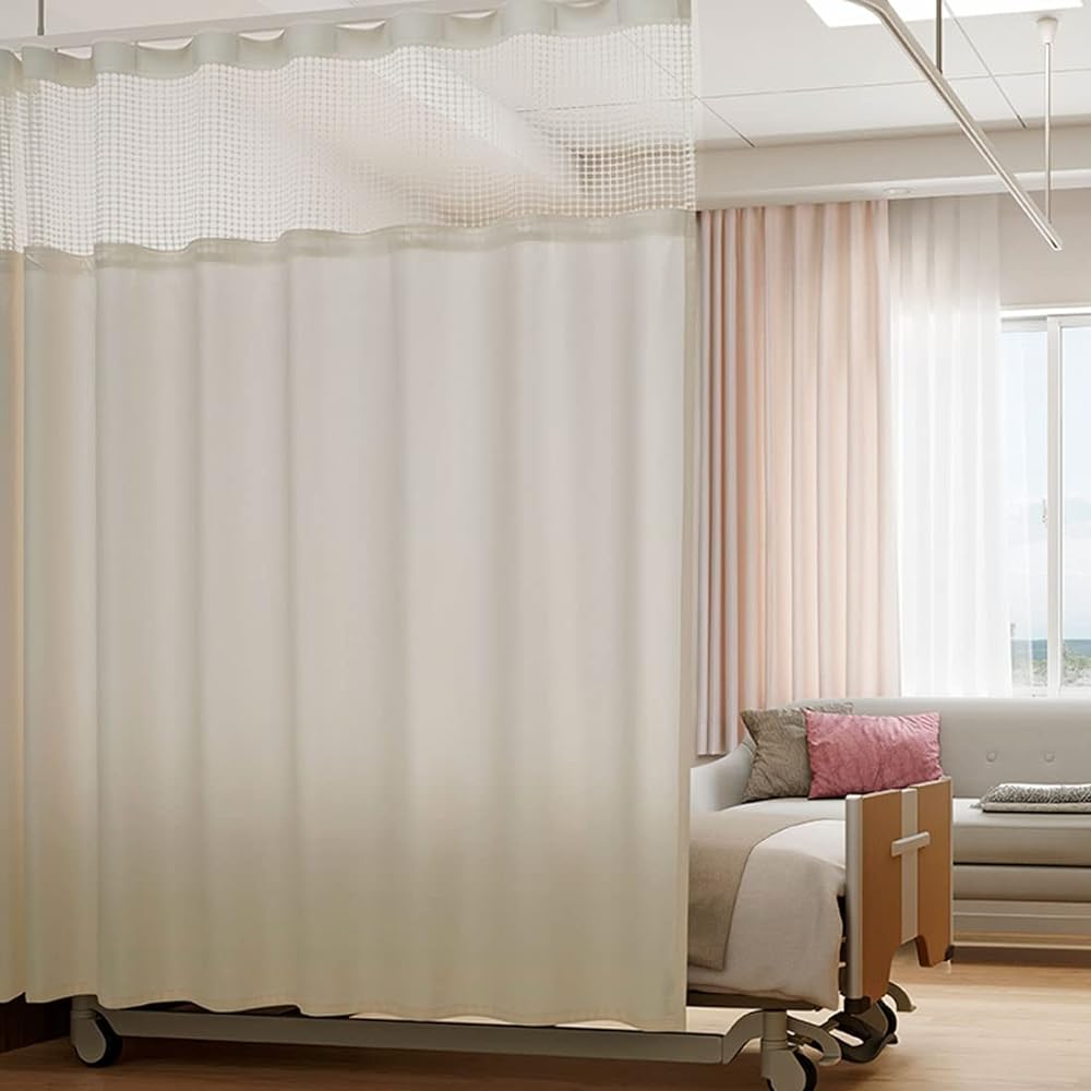 Suminoe Medical Curtains Beige 300 x 145cm Room Divider Body O1021 1 Piece