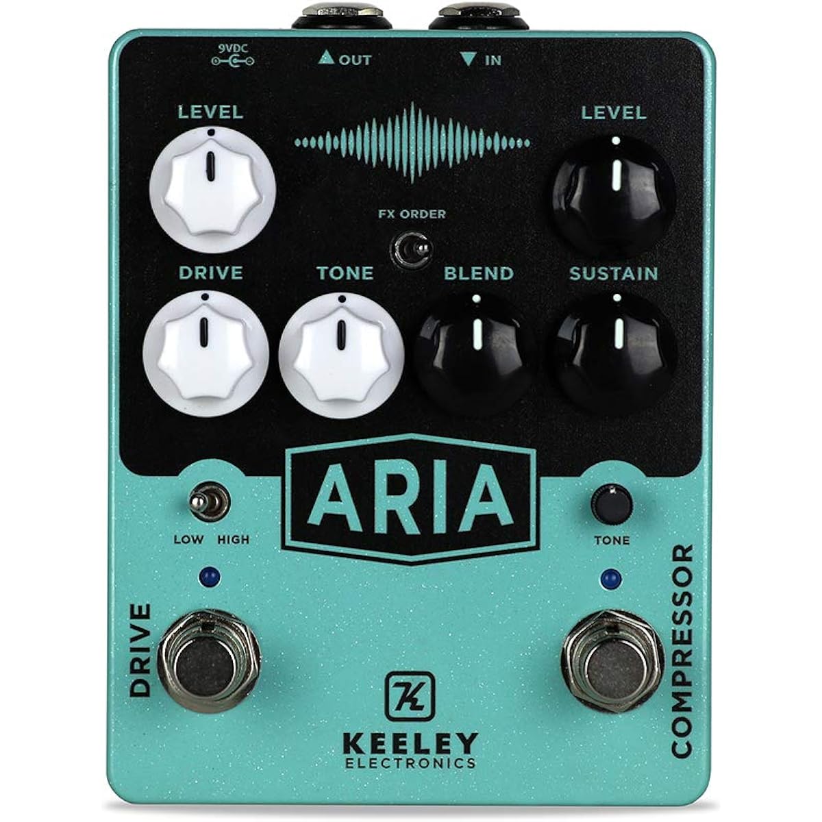 Keeley Aria Compressor Drive Compressor + Overdrive Guitar Effector (Parallel Import)
