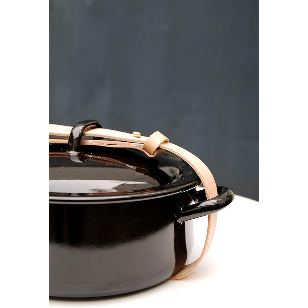 RIESS Two-handed pot GIANT HALF HIGH 1kg Casserole m.Bordel32cm 12L 0248-017