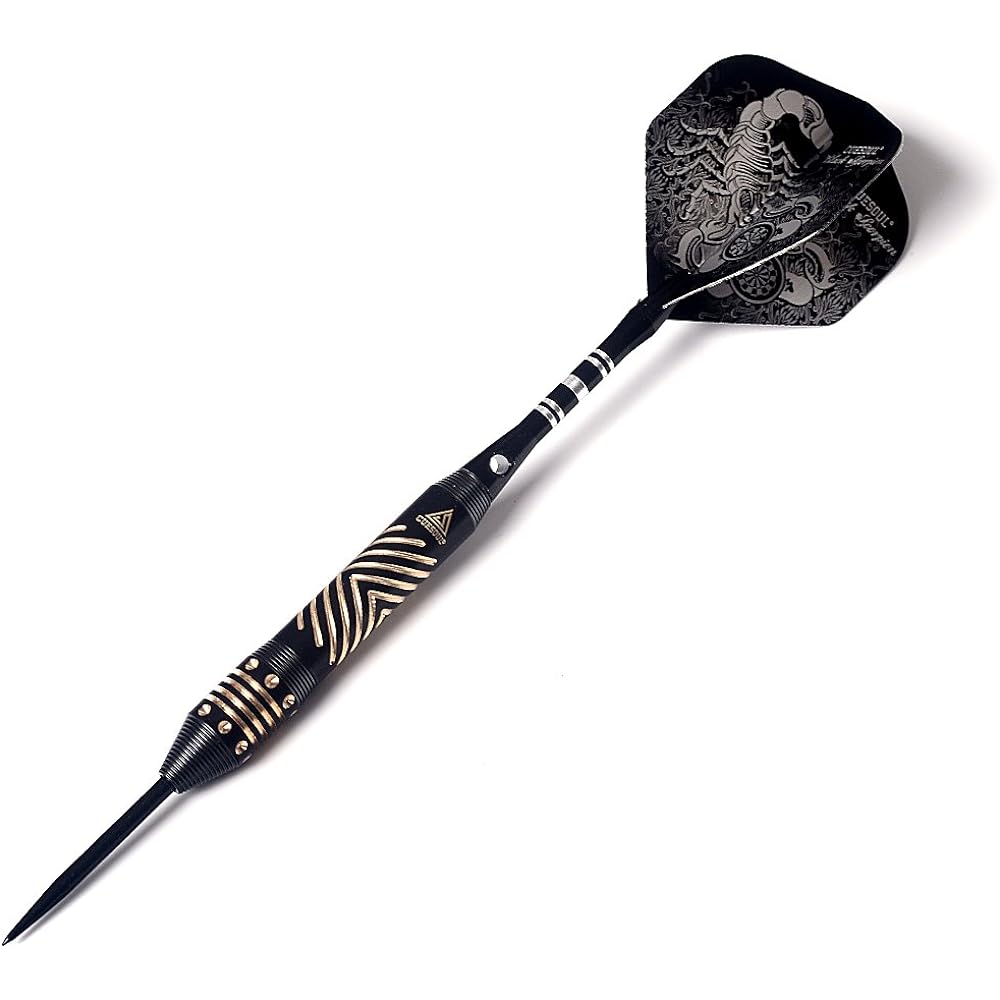 BLACK SCORPION CUESOUL 22g steel tip dart set with dart case (HX-SL-F3105)