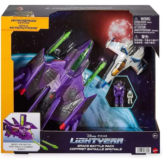 Mattel Buzz Lightyear Space Battle Pack Hyperspeed 2 Spaceship + Microfigure