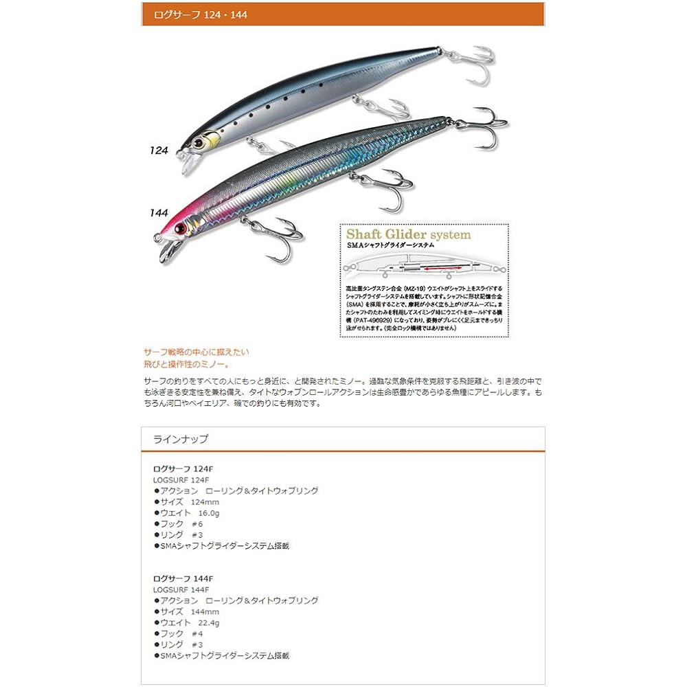 Bassday Minnow Log Surf 144F 144mm 22.4g