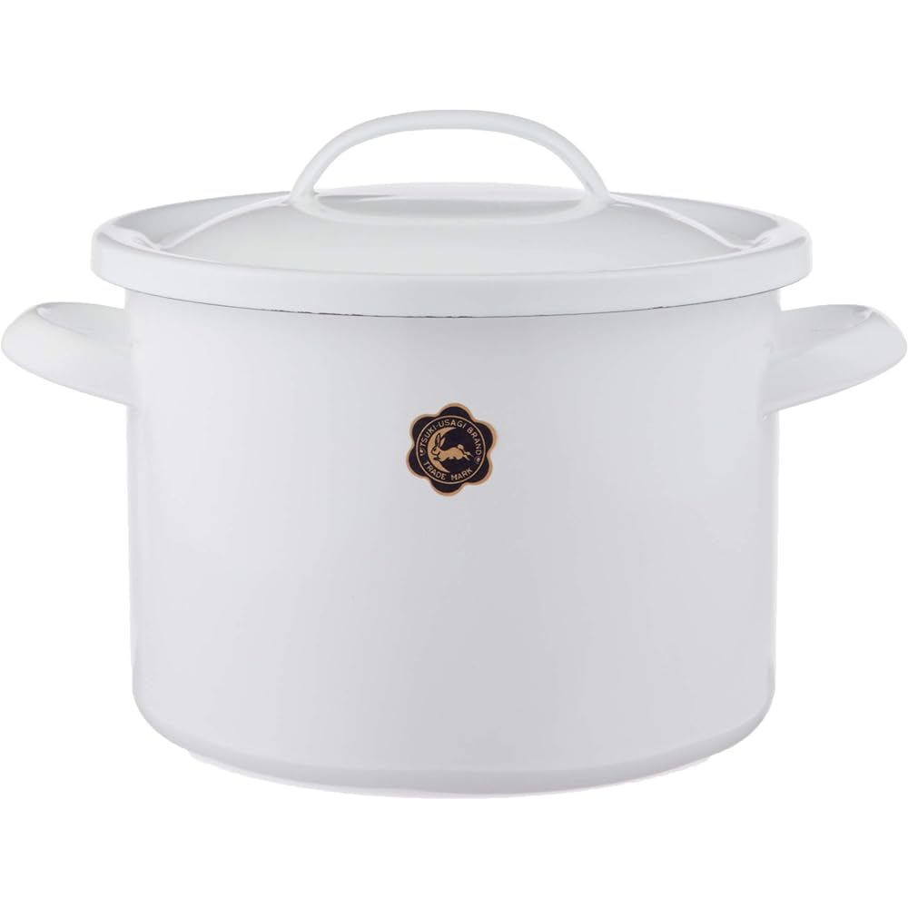 Hogdseirrs Tsukito Stew Pot 21cm White 050-06620