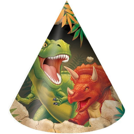 (3) - Creative Converting Dino Blast 24 Count Child Party Hats