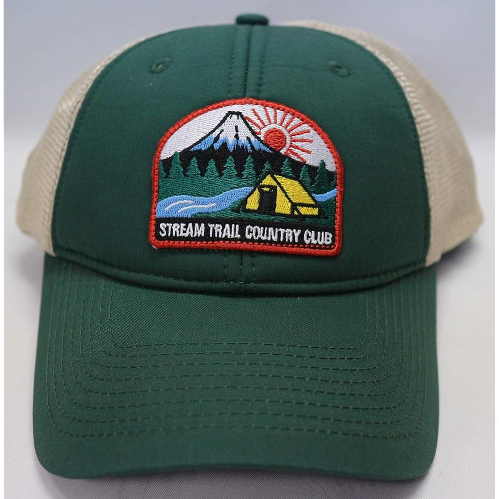 Stream Trail Mesh Cap C.CLUB GREEN