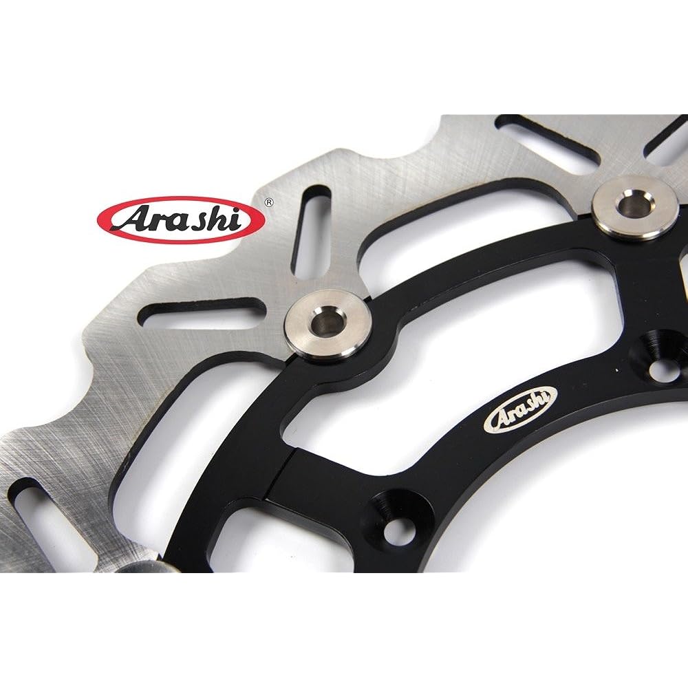 Arashi Front and Rear Brake Disc Rotor Fits Suzuki DRZ400SM 2005-2021 Motorcycle Replacement Accessories Black 2006 2007 2008 2009 2010 2011 2012 2013 2014 2015 2016 2017 2018 2019 2020