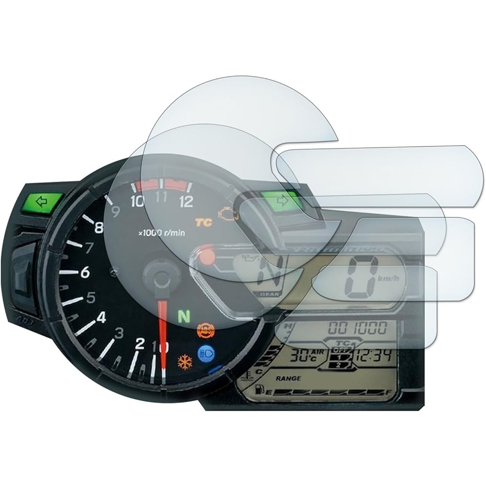 Motorcycle Instrument Film Motorcycle Instrument Cluster Scratch Protection Film Screen Protector Suzuki V-Strom 650 1000 DL1000 (Color : 5pcs)