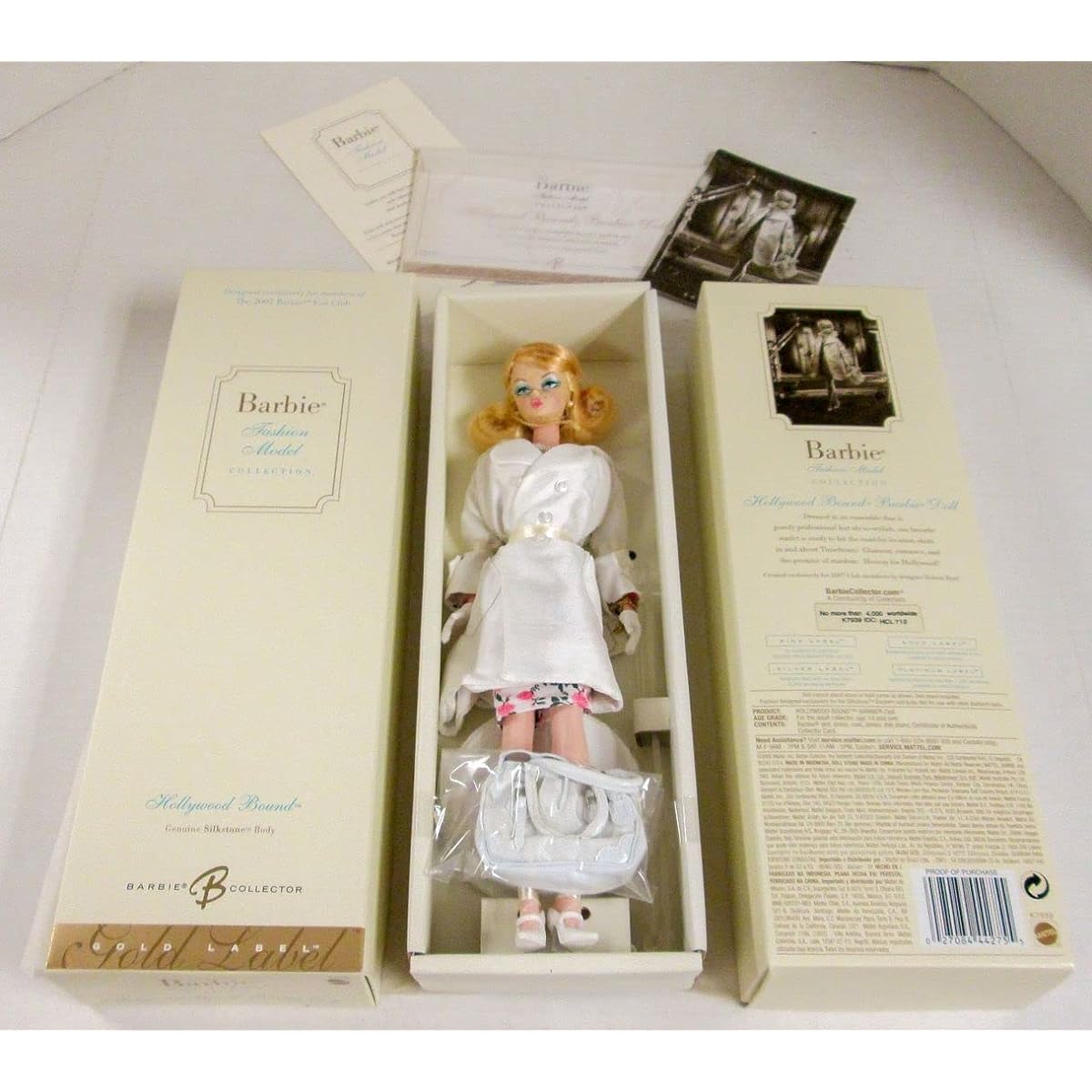 Mattel Barbie Gold Label Fashion Model Collection Hollywood Bound