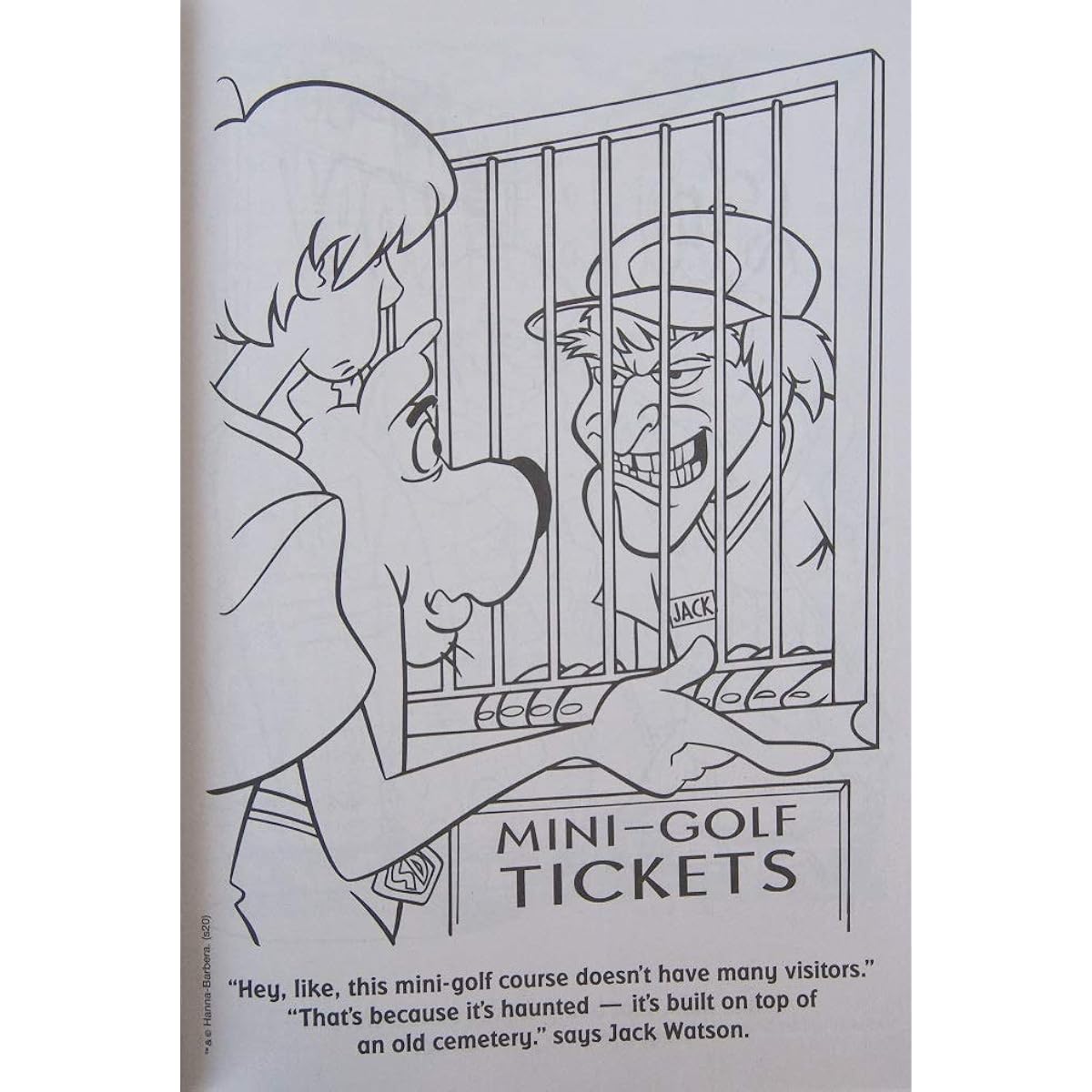 Scooby-Doo Giant 192 Page Coloring Book with Stand Up Characters on the Back