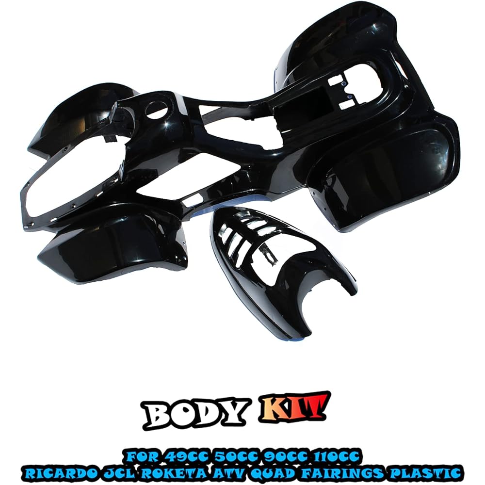 ATV body parts tao tao coolste 90cc 110cc atv parts body landmark plastic (black)