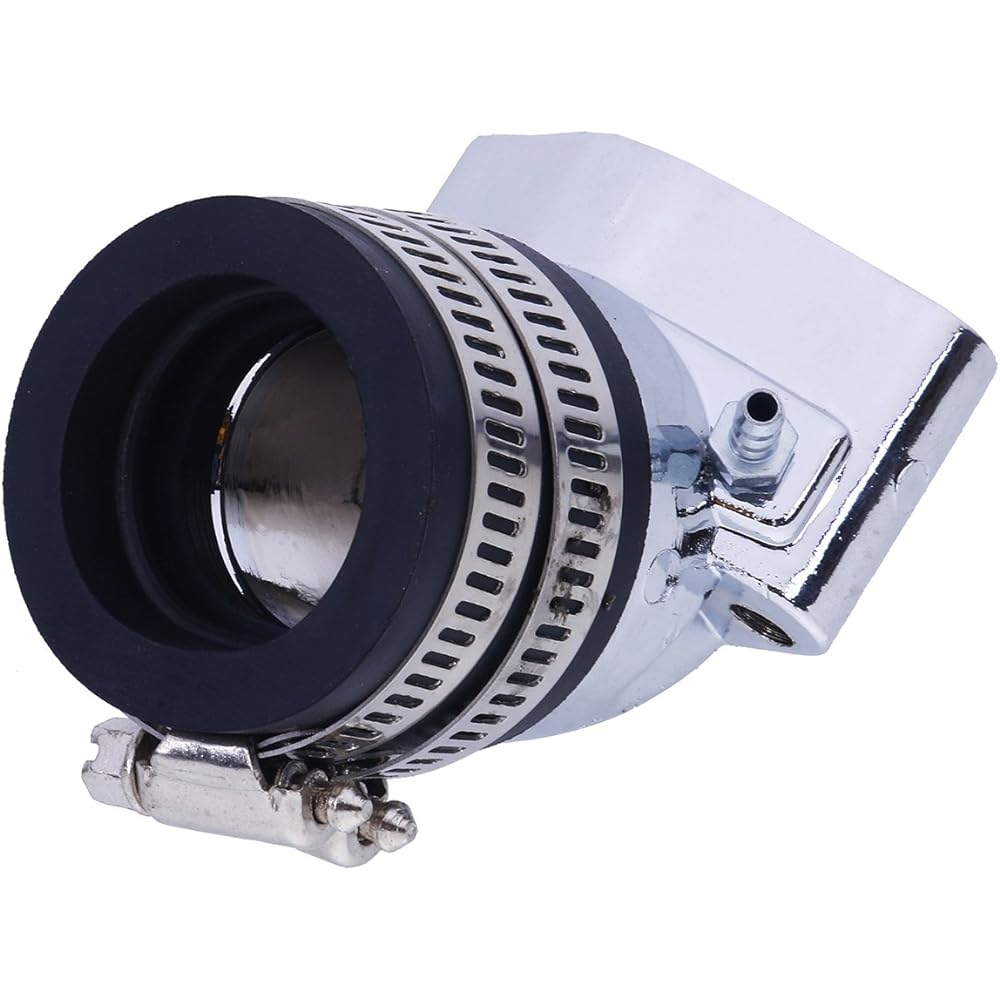 Glixal ATKS-018 GY6 125cc 150cc Alloy High Performance Racing Intake Manifold 152QMI 157QMJ 4 Stroke Engine Scooter Moped ATV Go Kart
