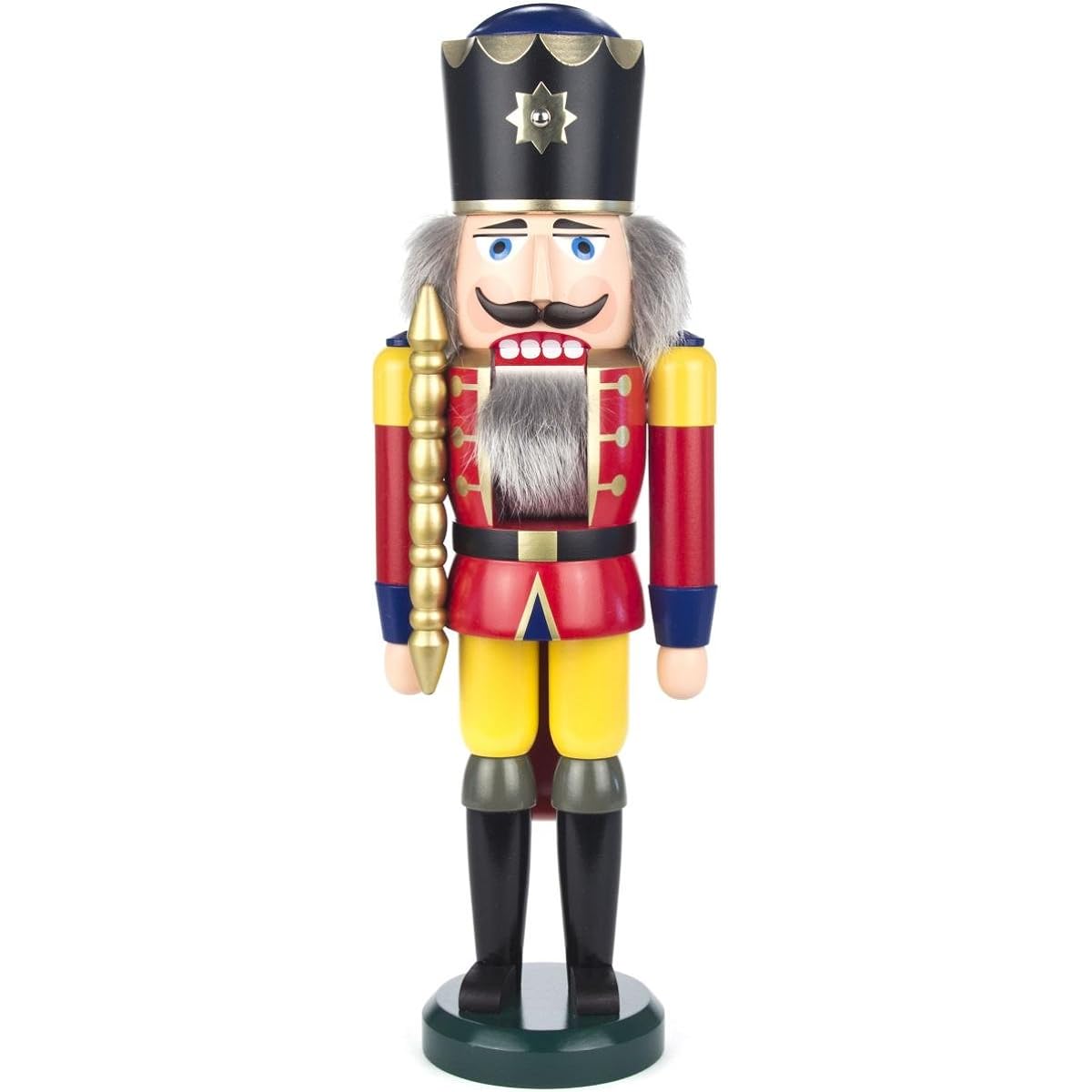Seifener Volkskunst Nutcracker King Height 39cm Red 11201/1