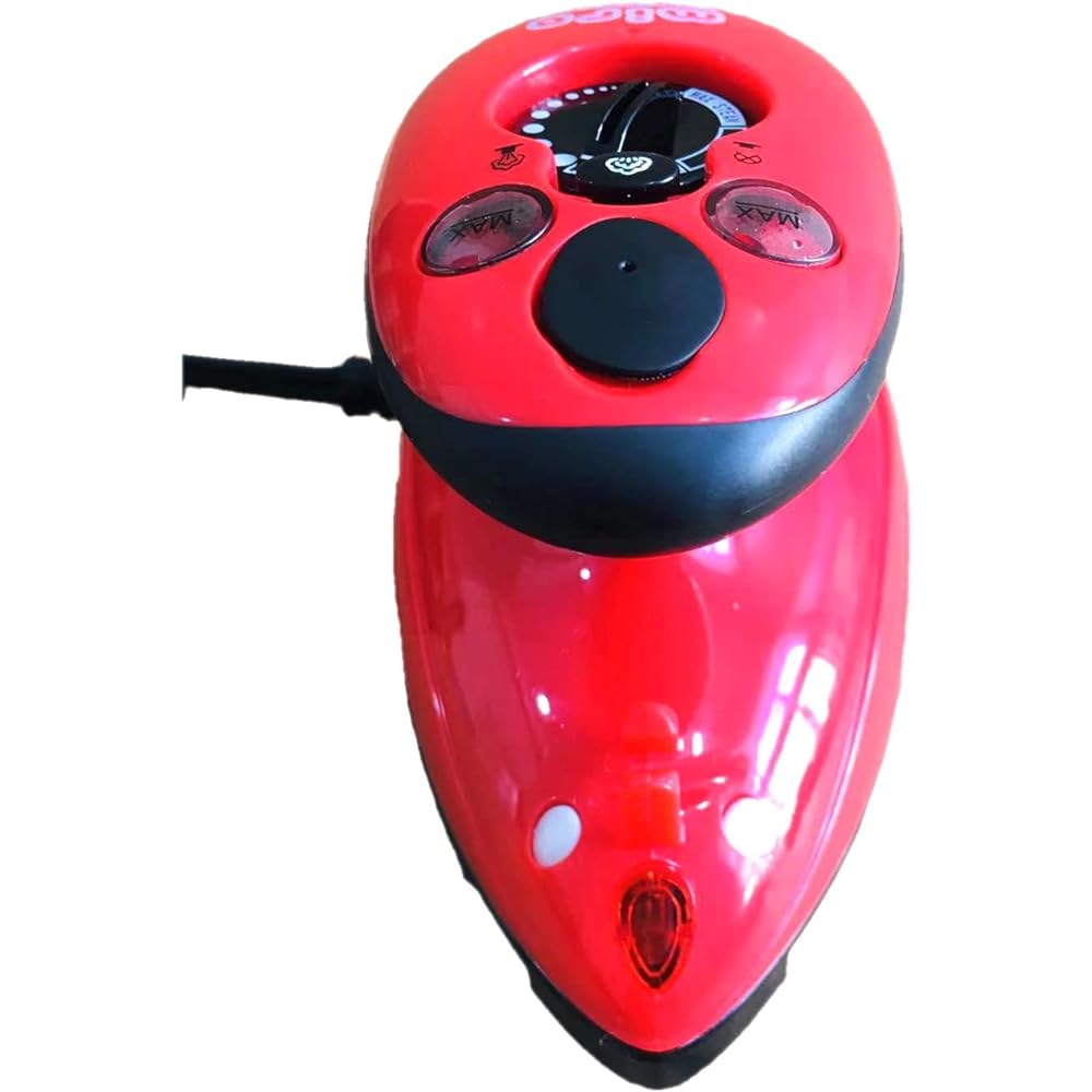 [mire] Mini steam iron for domestic and overseas use ~ Small model with steam iron function: VM-02T ~ [R: Red]